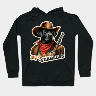 Cowboy Labrador Retriever Hoodie